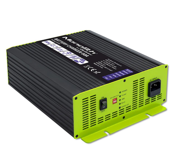 Qoltec Inteligentna ładowarka Monolith LiFePO4 GEL 80A/12V - 1289106 - zdjęcie 3